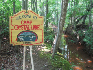Illustration for article titled Enjoy a Rare Visit to Friday 13th's Real-Life Camp Crystal Lake